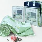 Blessings Green floral 4 piece of Comforter Set(1 Bedsheet,2 pillow cover,1 comforter)