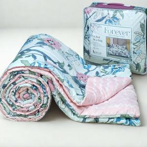 Forever Blue Floral 4 Piece of Comforter Set