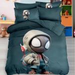 Kids Digital 7D Bedsheet Set - Alien Design