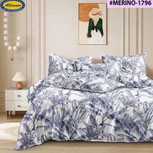 Merino 1796 Queen Size Bedsheet Set with 2 Pillow Cover