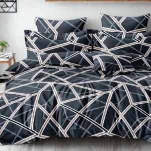Rose Gold - 4 pc Comforter Set- Navy Blue design