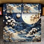 Magical King- 7D Digital Bedsheet Set - Good Night