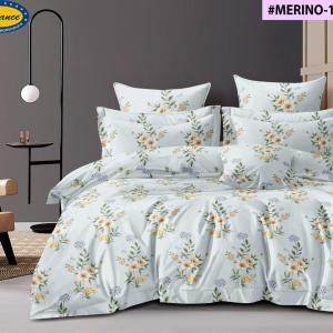 Merino 1984- Queen Size Bedsheet Set with 2 Pillow Cover