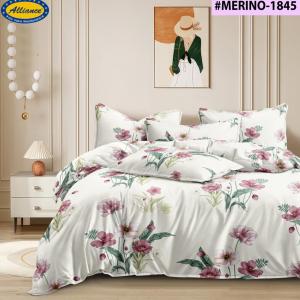 Merino 1845 Queen Size Bedsheet Set with 2 Pillow Cover