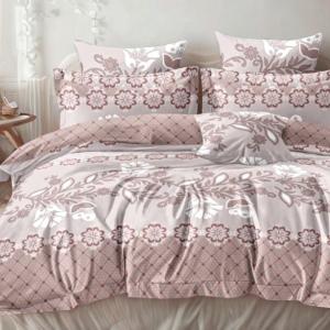 Rose Gold - 4 pc Comforter Set- Pink Floral