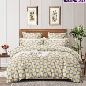 Merino 1412 Queen Size Bedsheet Set with 2 Pillow Cover