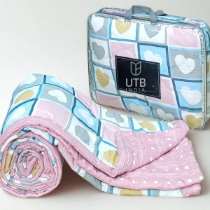 Comfort - Ultrasonic Double Bed AC Comforter-Pink