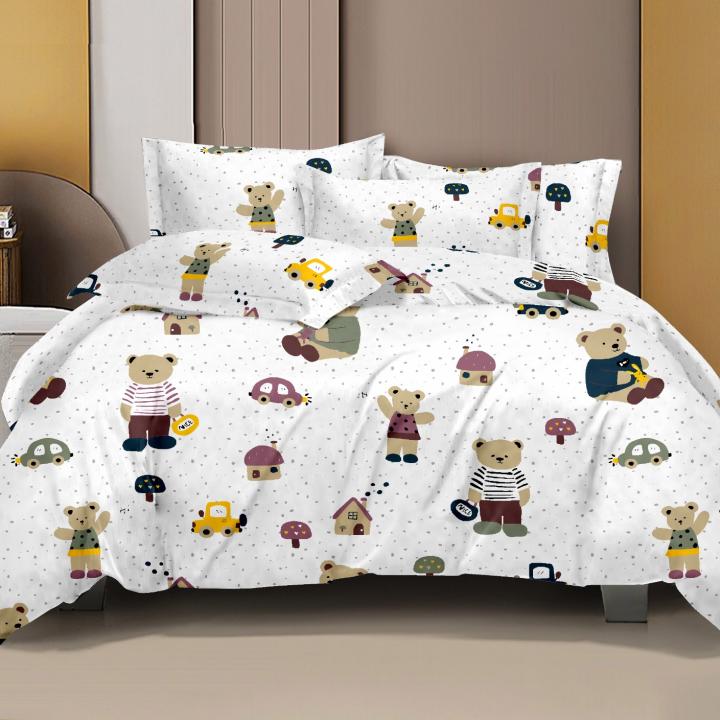 ROSIE – Kids Bedsheet Teddy Town with 2 Pillow Covers