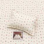 Pluto King  Rose Petal Charm JUMBO KING BEDSHEET SET with Two Set Pillow Covers