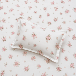 Pluto King  Blush Floral Garden JUMBO KING BEDSHEET SET with Two Set Pillow Covers