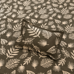 Pluto King Olive Leaf Charm JUMBO KING BEDSHEET SET with Two Set Pillow Covers