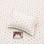 Pluto King Pink Floral Heritage JUMBO KING BEDSHEET SET with Two Set Pillow Covers