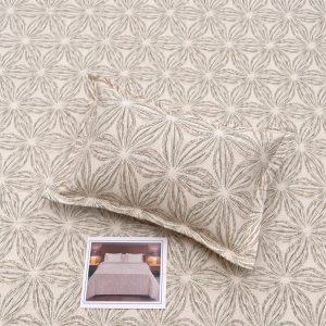 Pluto King Silver Petal Grace JUMBO KING BEDSHEET SET with Two Set Pillow Covers