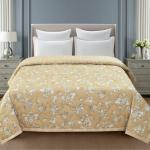 CLOUDY COZY Ultrasonic Double Bed AC Comforter - Yellow Floral