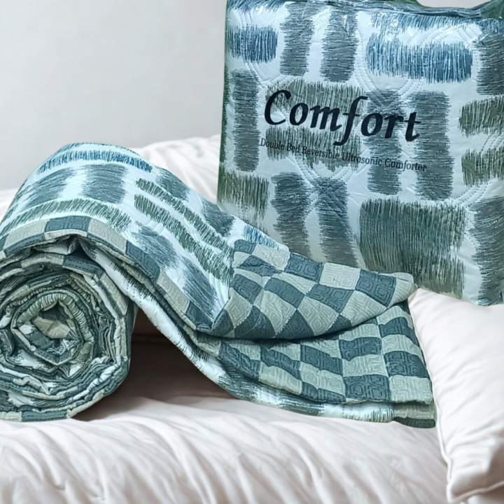 Comfort - Ultrasonic Double Bed AC Comforter-Green