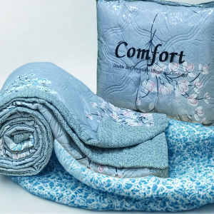Comfort - Ultrasonic Double Bed AC Comforter-Blue