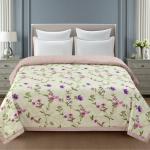 CLOUDY COZY Ultrasonic Double Bed AC Comforter - Rose Floral
