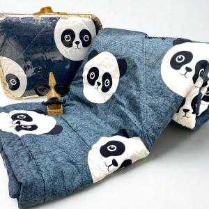 Teens KIds Bed Comforter – Black Panda