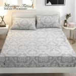 Pleasure King Fitted Bedsheet - 78*72*10 inches- Jaipur Design