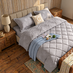 Mauve Rose Grace Cinderella King Size 108×108 Comforter Set