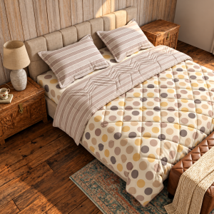 Aqua Floral Breeze Cinderella King Size 108×108 Comforter Set