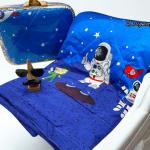 Teens KIds Bed Comforter – Astronaut in Space