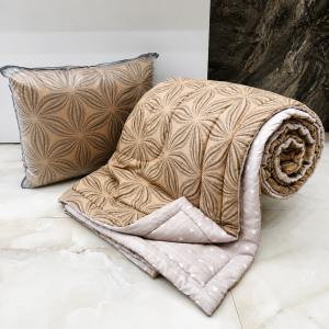 Royal Beige Bloom Comforter