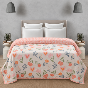 Blessings – Blush Floral ultrasonic double bed comforter
